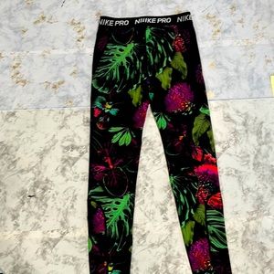 NIKE PRO DRI-FIT LEGGINGS (TROPICAL PRINT)